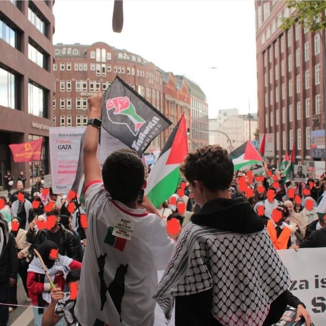 Die propalästinensische Protestgruppe „Thawra! Hamburg“ wurde nun als gesichert extremistisch eingestuft.