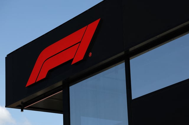 Formula One F1 - Monaco Grand Prix - Circuit de Monaco, Monaco - May 22, 2025 General view of the F1 logo ahead of the Monaco Grand Prix REUTERS/Stephanie Lecocq/File Photo