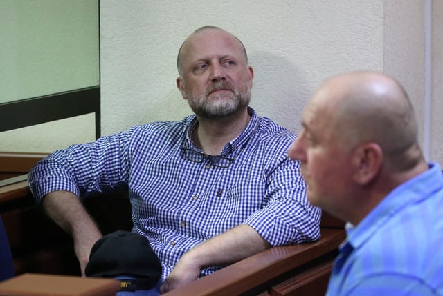 Zurab Japaridze, one of the leaders of the Coalition for Change opposition party, accused of failing to fulfil the demands of the Georgian parliament's temporary investigative commission probing the activities of the 2003-2012 government and its officials, attends a court hearing in Tbilisi, Georgia May 22, 2025. REUTERS/Irakli Gedenidze/Pool/ File Photo