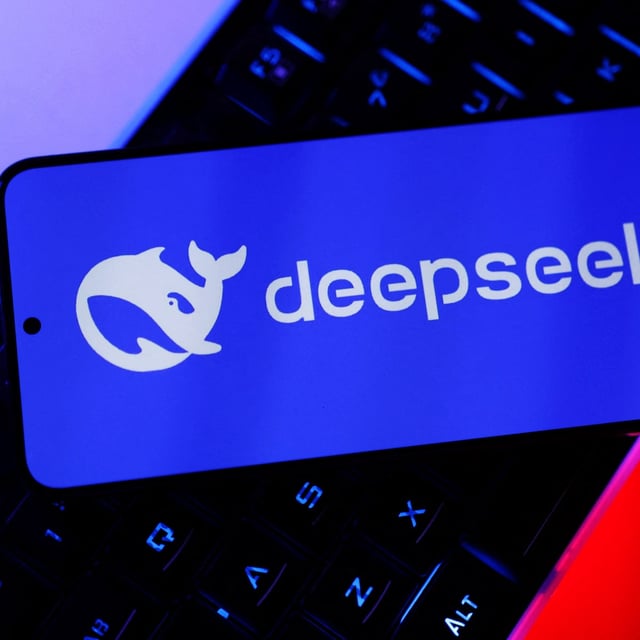 The Deepseek logo is seen in this illustration taken on January 29, 2025. REUTERS/Dado Ruvic/Illustration/File Photo