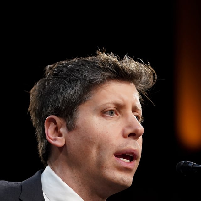 Sam Altman, chief executive officer of OpenAI Inc., during a Senate Commerce, Science, and Transportation Committee hearing