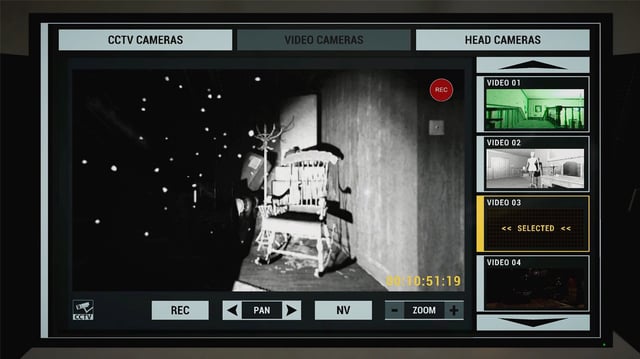 The big camera overview from the new Truck UI in Phasmophobia's Chronicle Update