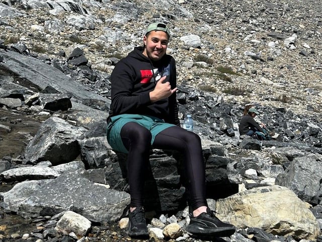  Hamza Benhilal, of Surrey, B.C., died in a rockfall on June 19 at Bow Glacier Falls. He was 33. Photo submitted.