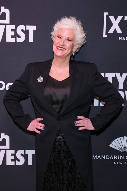 Anne Burrell attends as City Harvest Presents The 2025 Gala: Carnaval on April 22, 2025 in New York City.