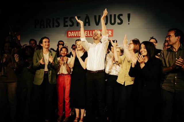 Lancement de la campagne de David Belliard à Paris, ce lundi 23 juin.