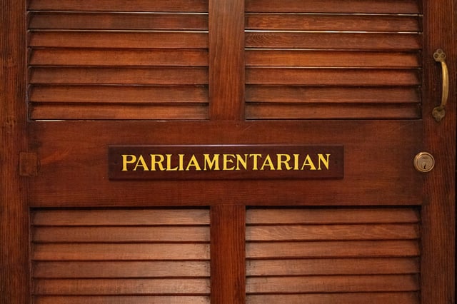 Provisions of the “big beautiful bill” are subject to the “Byrd bath” review process by the Senate Parliamentarian, who’s office is shown here in the U.S. Capitol on Monday.