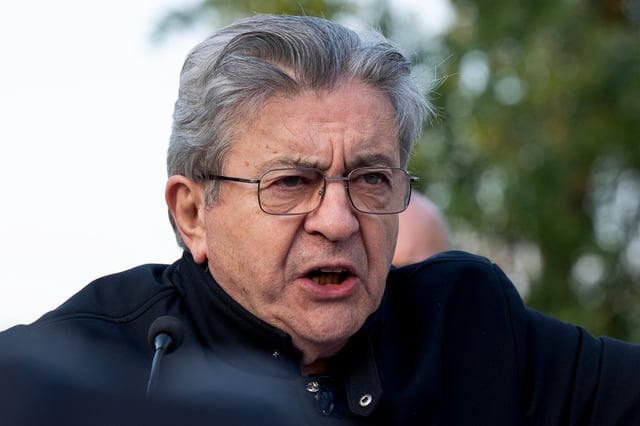 Le leader de La France Insoumise (LFI) Jean-Luc Mélenchon.
