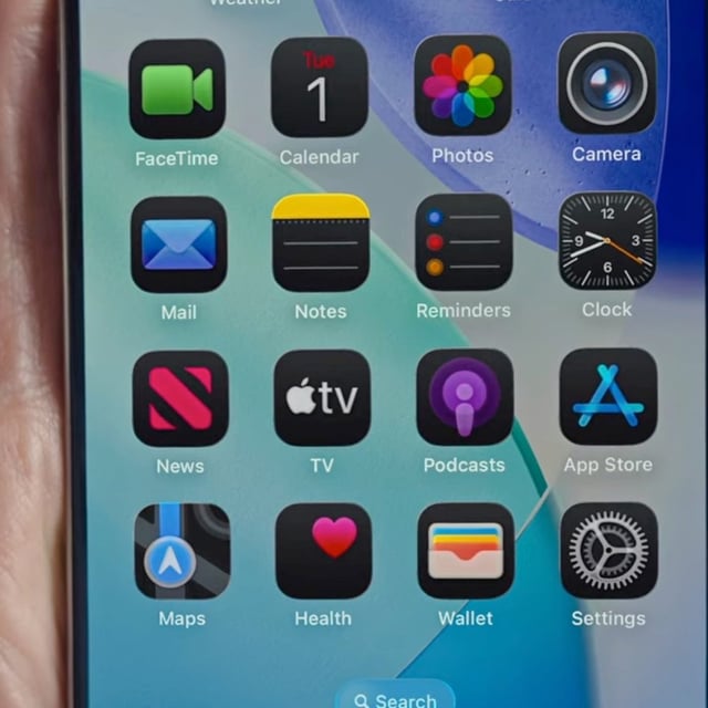 iOS 26 running on an iPhone.