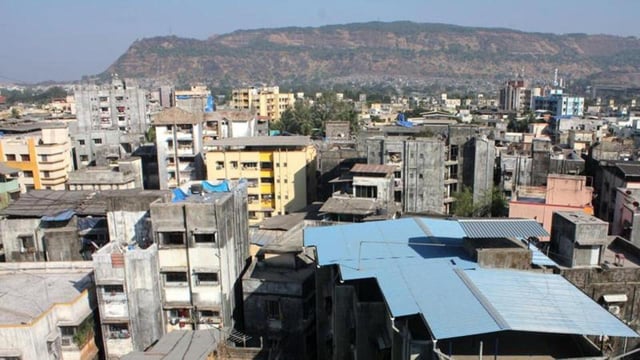 Thane, India, January ,07, 2015:The number of illegal constructions in Kalwa was reported more than Mumbra last year. Record of action taken against illegal constructions in 2014 ,India, January,07,2015 (Photo By Praful Gangurde)