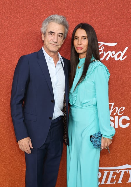 Dermot Mulroney and Prima Apollinaare attend the Variety Power of Young Hollywood at NeueHouse Los Angeles on August 10, 2023 in Hollywood.