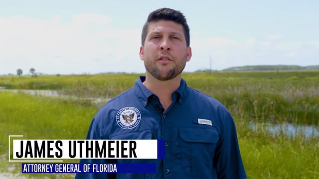 Florida Attorney General James Uthmeier declares the state's controversial migrant detention facility, costing $450 million yearly, is being constructed in the Everglades.