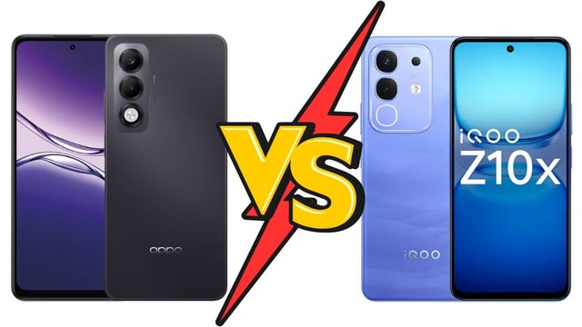 Oppo K13x 5G vs iQOO Z10x 5G comparison