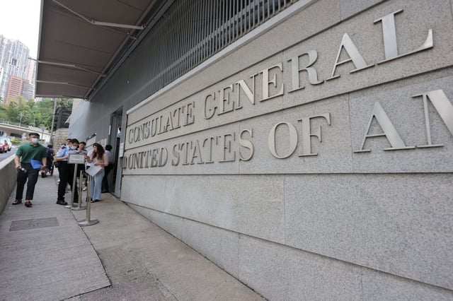 The US consulate in Hong Kong. Photo: Jelly Tse