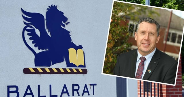 Ballarat Grammar headmaster Adam Heath (inset) has written to parents about a fresh investigation in to boys' boarding at the school.