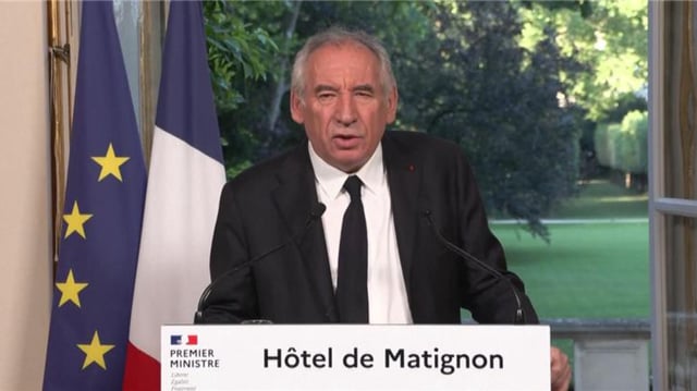 François Bayrou, ce mardi 24 juin 2025.
