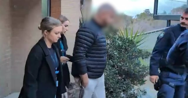 Doctor Gregory John Couch is arrested by police over child abuse material offences at a Roper Street home in Albury on Tuesday, June 24. He was later refused bail in Albury Local Court. Picture by NSW Police