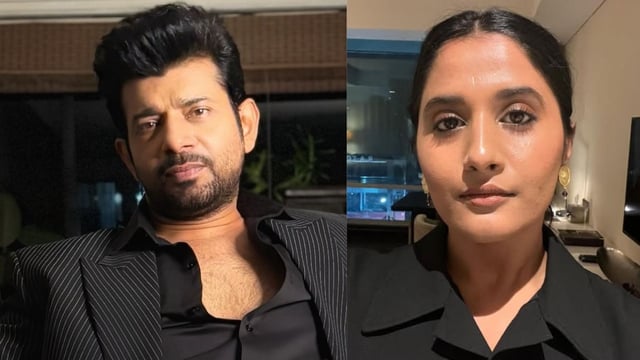 Actor Viineet Kumar Siingh and wife-actor Ruchira Singh