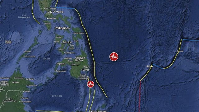 m6.2 earthquake east of the philippines june 24 2025 f