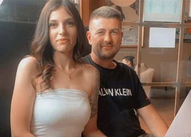 Jazmyn Gourdeas was with her husband Zivan Radmanovic.