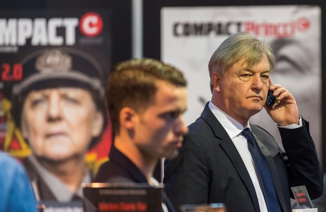 Far-right magazine Compact was founded by the publisher and political activist Juergen Elsaesser