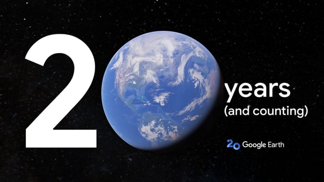 Google Earth 20 years