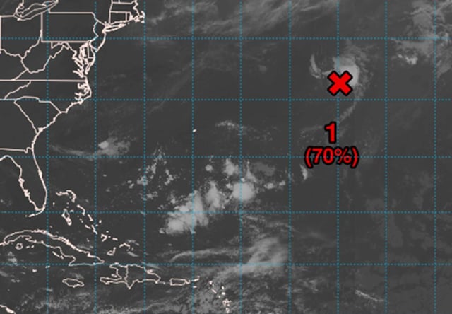 The tropical outlook as of 8:30 a.m. Tuesday, June 24, 2025. (NHC)