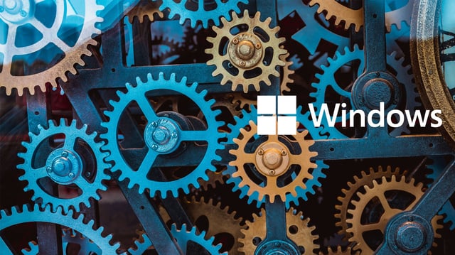 Zahnräder Microsoft Symbolbild