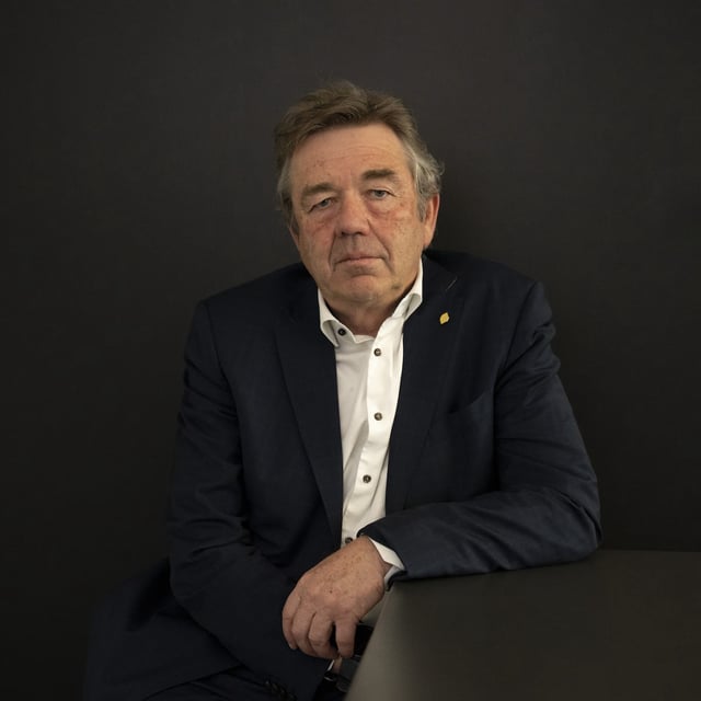 Andrew Moor, CEO of EQ Bank, in 2023. Mr. Moor died at age 65 over the weekend, the bank said on Tuesday.