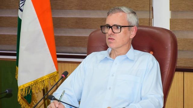 Jammu and Kashmir CM Omar Abdullah chairs a meeting 