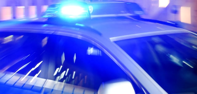Polizeiwagen im Einsatz