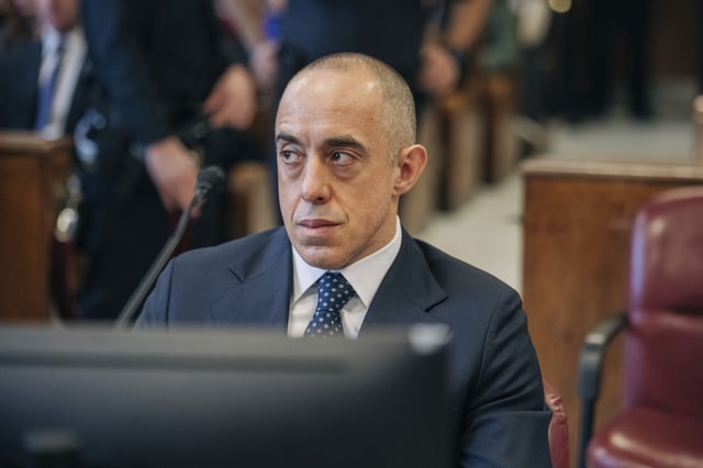 Emil Bove attends Manhattan criminal court during Trump&#39;s sentencing in the hush money case in New York, Friday, Jan. 10, 2025.