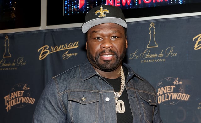 Curtis “50 Cent” Jackson attends the Grand Opening of the brand new Planet Hollywood NYC hosted by Robert Earl, Alec &amp; Hilaria Baldwin, Curtis “50 Cent” Jackson, and Boy George on March 11, 2025 in New York City.