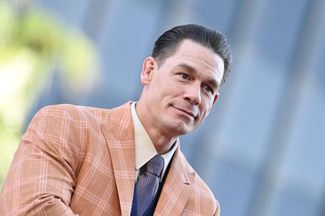 HOLLYWOOD, CALIFORNIA - AUGUST 13: John Cena attends the Los Angeles Premiere of Amazon MGM Studios &#34;Jackpot&#34; at TCL Chinese Theatre on August 13, 2024 in Hollywood, California.