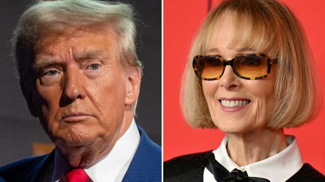 Donald Trump and E. Jean Carroll (Getty Images)