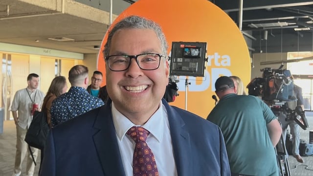 Alberta NDP Leader Naheed Nenshi had every reason to smile after last night’s convincing personal by-election victory in Edmonton-Strathcona and another for his party in Edmonton-Ellerslie.
