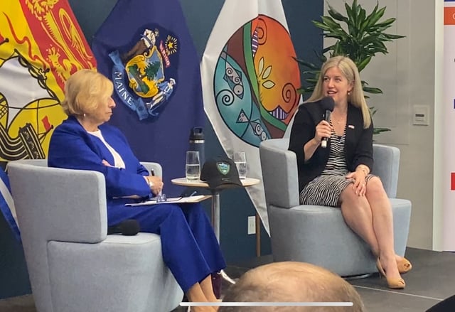 Maine Gov. Janet Mills is travelling in the Maritimes and has convened with New Brunswick Premier Susan Holt just a week after the pair met up in Boston. 