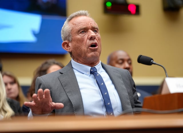 Robert F. Kennedy, Jr., Secretary of the Department of Health and Human Services, testifies in front of the House Committee on Energy and Commerce Subcommittee on Health in Washington, D.C., on June 24, 2025.