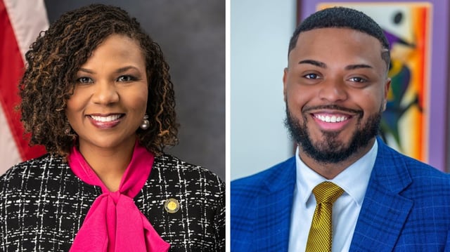 Special Democratic primary winners: State Rep. LaVon Bracy Davis, left, candidate for state Senate District 15 and chief of staff for state Bracy Davis, RaShon Young, candidate for state House District 40. (Courtesy LaVon Bracy Davis and RaShon Young)