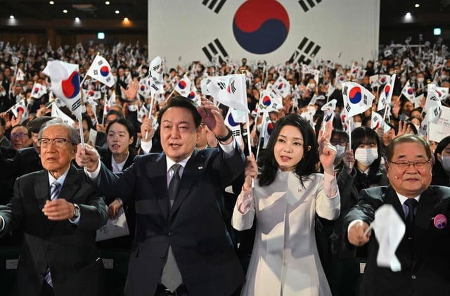 Former South Korean president Yoon Suk-yeol and his wife Kim Keon-hee are facing multiple investigations over alleged offences ranging from stock manipulation to political interference. Photo: AFP