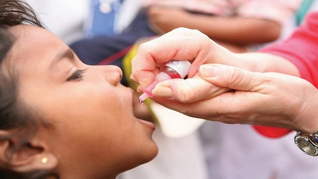 Polio vaccination (representational image) | Commons