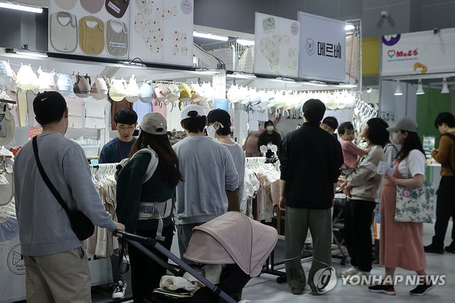A baby fair in Seoul (Yonhap) 