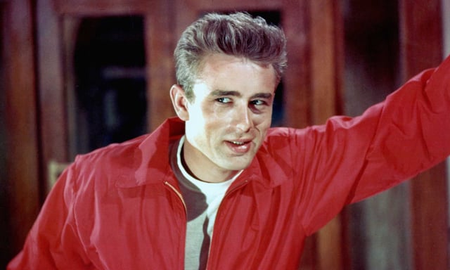 Actor James Dean poses for a Warner Bros publicity shot for his film &#39;Rebel Without A Cause&#39; in 1955 in Los Angeles, California. (Michael Ochs Archives/Getty Images)