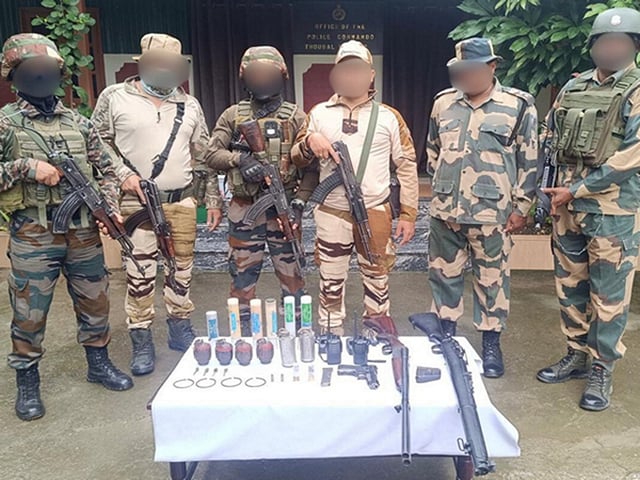 rifles and IEDs 