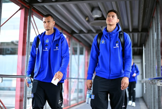 Davie Selke und András Németh (r.): Letzterer macht definitiv den Abflug vom HSV