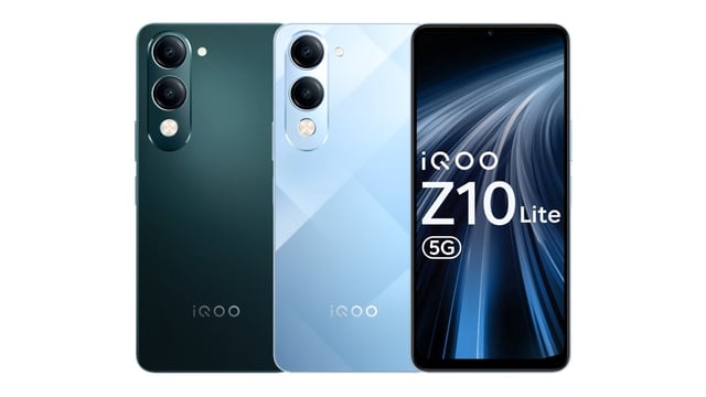 iQOO Z10 Lite 5G comes in Cyber Green and Titanium Blue colours