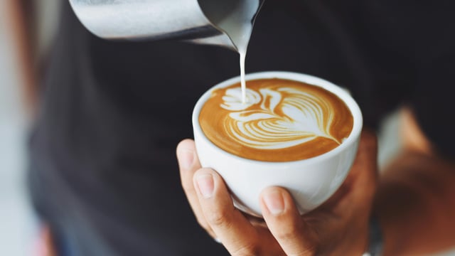  The café has seen its sales soar, quadrupling in numbers, with nearly 80 per cent of customers ordering the unusual latte.