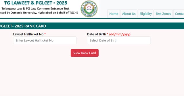 TS LAWCET, PGLCET Result 2025 has been declared at lawcet.tgche.ac.in. The direct link to check scores is given here. 