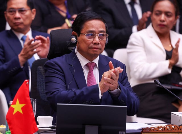 Vietnam's Prime Minister Pham Minh Chinh attends the 46th ASEAN Summit, at the Kuala Lumpur Convention Centre in Kuala Lumpur, Malaysia, May 26, 2025. REUTERS/Hasnoor Hussain/ File Photo
