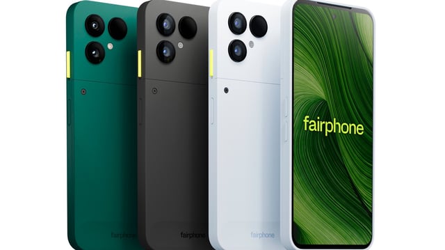 Fairphone 6 in drei Ausführungen