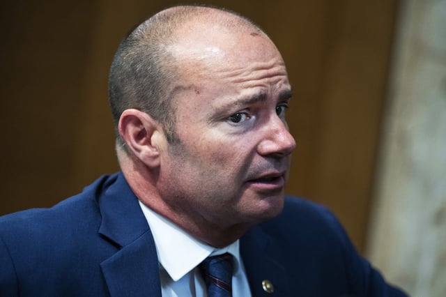 Chairman Mike Lee, R-Utah, is seen during the Senate Energy and Natural Resources Committee hearing titled &#34;The President&#39;s Budget Request for the U.S. Department of Energy for the FY2026,&#34; in Dirksen building on Wednesday, June 18, 2025.